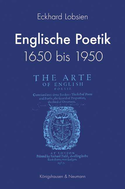 Cover for Lobsien · Englische Poetik 1650 bis 1950 (Book)