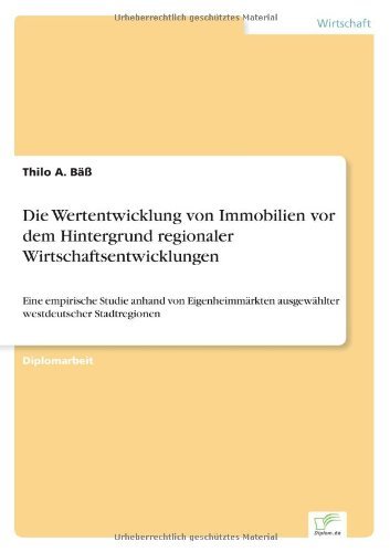 Cover for Bäß · Die Wertentwicklung von Immobilien (Bog) [German edition] (2001)