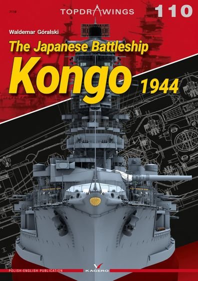 Cover for Waldemar Goralski · The Japanese Battleship Kongo 1944: Aircraft Drawings. the Best Od Mariusz LUkasik - Top Drawings (Paperback Book) (2021)