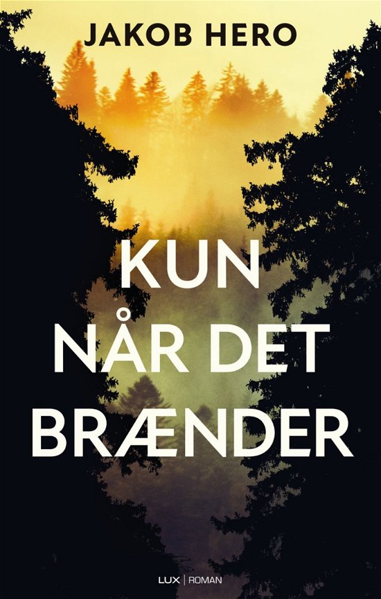 Cover for Jakob Hero · Kun når det brænder (Bound Book) [1st edition] (2022)