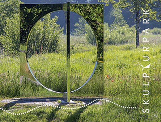 Cover for Skulpturpark Billund · Skulptur rimer på natur (Indbundet Bog) [1. udgave] (2018)