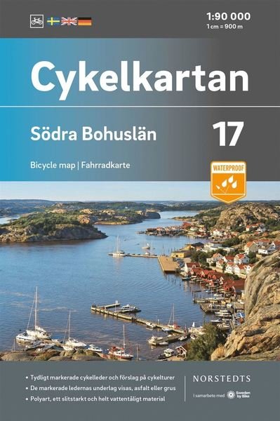 Cover for Norstedts · Cykelkartan: Södra Bohuslän (Hardcover Book) (2020)