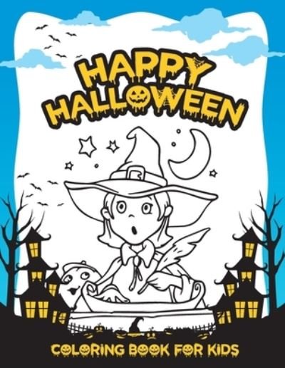 Cover for Giftsala Publishing · Happy Halloween Coloring Book For Kids (Taschenbuch) (2020)
