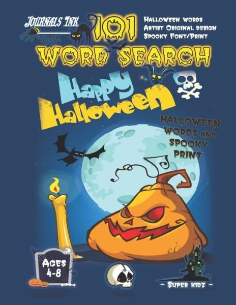 Halloween Word Search Book for Kids Ages 4-8 - Sk - Bøger - Independently Published - 9798687395236 - 25. september 2020