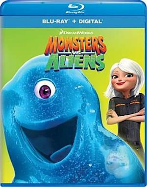 Cover for Monsters vs Aliens (Blu-ray) (2018)