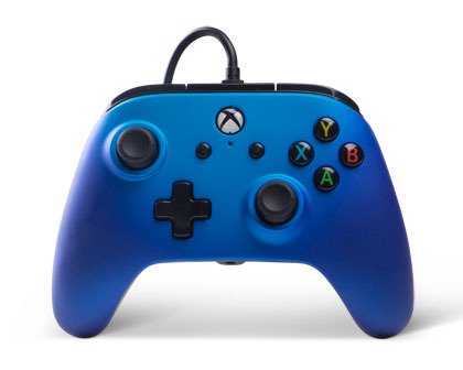 Cover for Power A · PowerA Enhanced Wired Xbox One Controller - Blue (XONE)