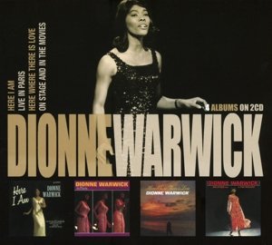 Cover for Dionne Warwick · Here I Am/live in Paris / Here Where There is Love/on Stage &amp; in Movies (CD) (2014)