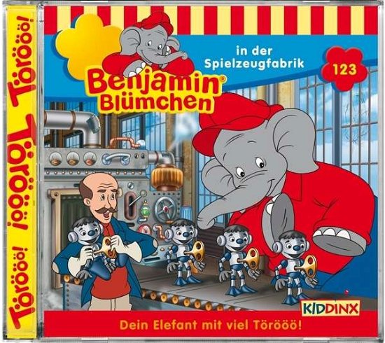 Cover for Benjamin Blümchen · Folge 123:...in Der Spielzeugfabrik (CD) (2013)