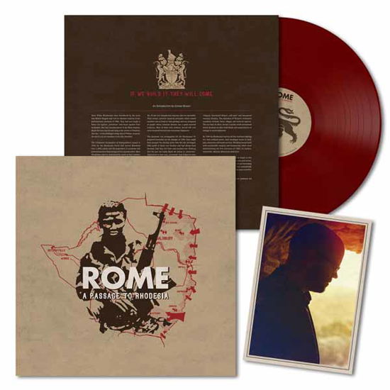 Cover for Rome · A Passage to Rhodesia (Oxblood Vinyl) (LP) (2024)
