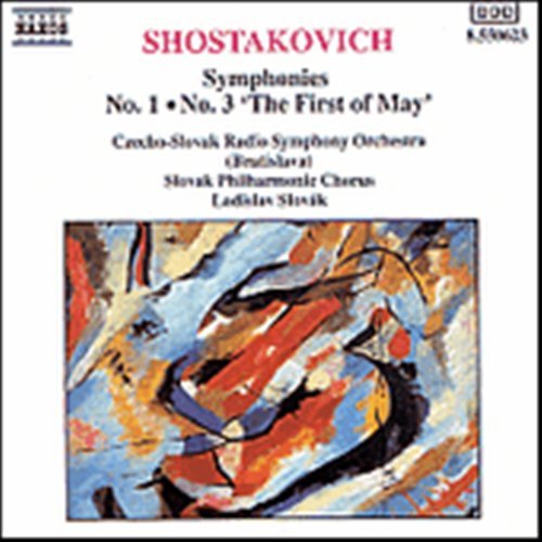 Cover for Slovak / Tschechoslowak. Rso/+ · SHOSTAKOVICH: Symphonies 1&amp;3 (CD) (1993)