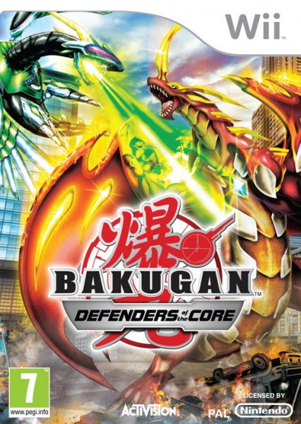 Cover for Activision Blizzard · Bakugan: Battle Brawlers - Defenders of the Core (Wii)