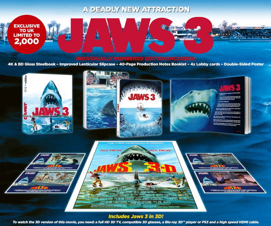 Cover for Jaws 3: Ultimate Collectors Edition (4K Ultra HD) [Steelbook edition] (2024)