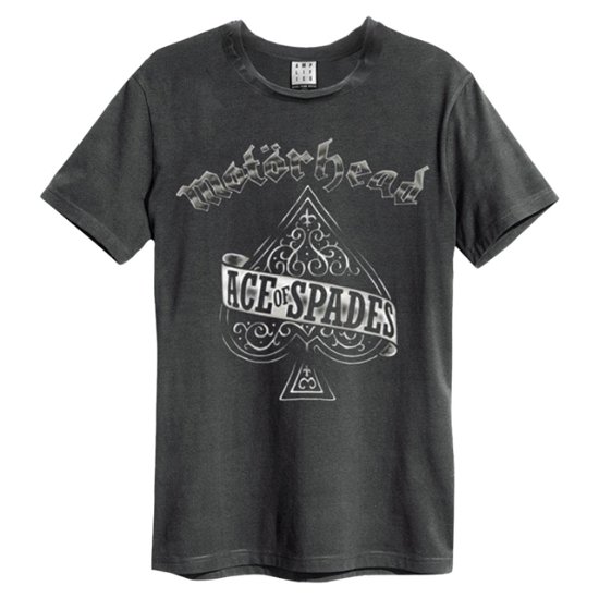 Cover for Motörhead · Motorhead Ace Of Spades Amplified Medium Vintage Charcoal T Shirt (T-shirt)