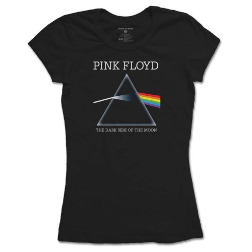 Pink Floyd Ladies T-Shirt: Dark Side of the Moon Refract - Pink Floyd - Koopwaar - Perryscope - 5055295340237 - 