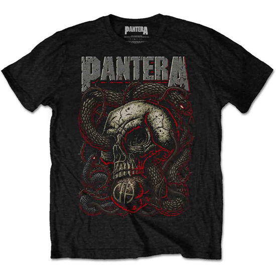 Pantera Unisex T-Shirt: Serpent Skull - Pantera - Merchandise -  - 5055979923237 - 