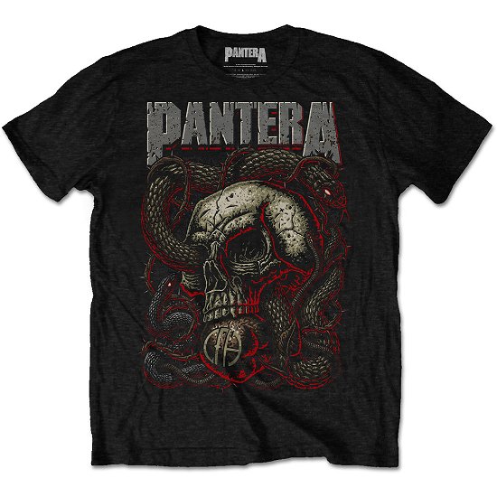 Cover for Pantera · Pantera Unisex T-Shirt: Serpent Skull (T-shirt) [size S] [Black - Unisex edition]