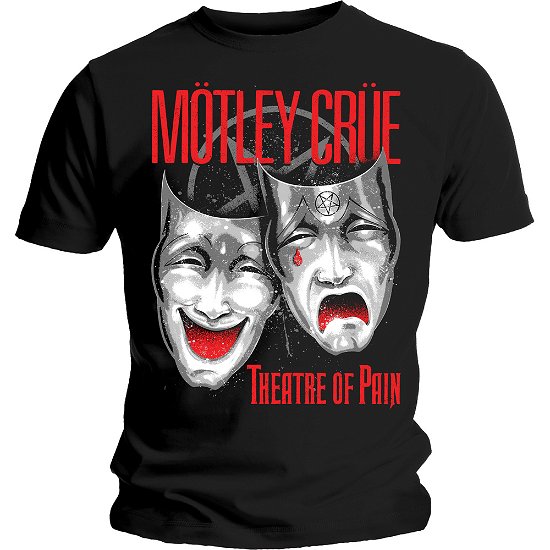 Motley Crue Unisex T-Shirt: Theatre of Pain Cry - Mötley Crüe - Fanituote - Global - Apparel - 5055979978237 - torstai 16. tammikuuta 2020