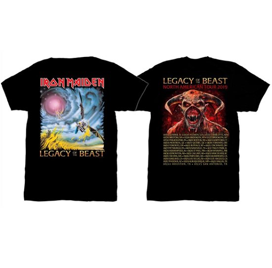Cover for Iron Maiden · Iron Maiden Unisex T-Shirt: The Flight of Icarus (Back Print) (T-shirt) [size S] [Black - Unisex edition] (2019)