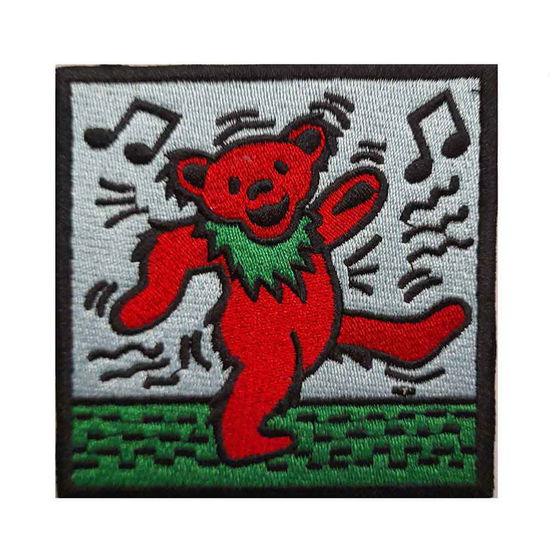 Grateful Dead Standard Woven Patch: Dancing Bear - Grateful Dead - Koopwaar -  - 5056561000237 - 