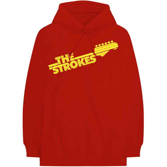 The Strokes Unisex Pullover Hoodie: Guitar Fret Logo - Strokes - The - Koopwaar -  - 5056561026237 - 