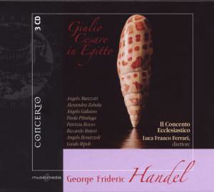 Cover for Cast of Voices: A.Manzotti, A.Zabala, P.Pittaluga, P.Bozzo, A.Galeano, R.Ristori,A.Bonazzoli, G.Ripoli · Giulio Cesare in Egitto - Opera in three Acts Concerto Klassisk (CD) (2012)