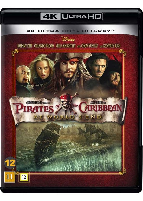 Cover for Pirates of the Caribbean · Pirates Of The Caribbean: At World's End (4K Ultra HD) (2022)