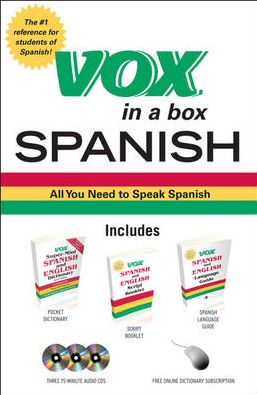 Vox in a Box Spanish - Vox Dictionary Series - Vox - Bücher - McGraw-Hill Education - Europe - 9780071752237 - 8. April 2011