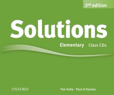 Cover for Author · Solutions: Elementary: Class Audio CDs (3 Discs) - Solutions (Audiobook (CD)) [2 Revised edition] (2012)