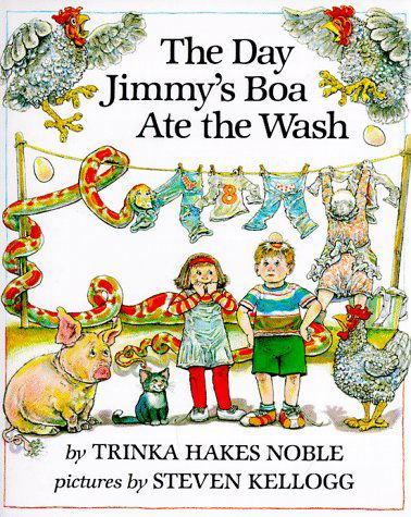 Cover for Trinka Hakes Noble · The Day Jimmy's Boa Ate the Wash (Inbunden Bok) [1st edition] (1980)