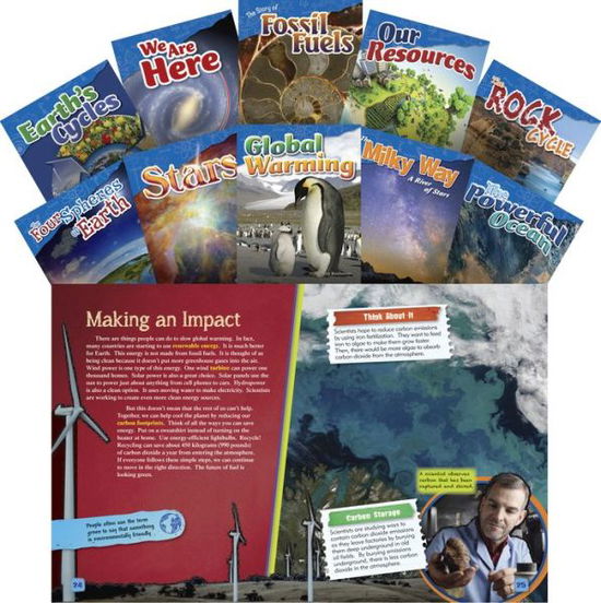 Cover for Teacher Created Materials · Let's Explore Earth &amp; Space Science Grades 4-5, 10-book Set (Informational Text: Exploring Science) (Pocketbok) (2015)