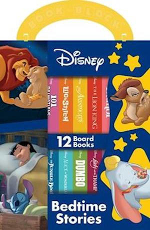 Cover for Pi Kids · Disney: Bedtime Stories 12 Board Books (N/A) (2025)