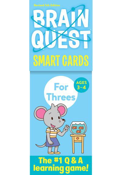 Brain Quest for Threes Smart Cards Revised 5th Edition - Workman Publishing - Juego de mesa - Workman Publishing - 9781523517237 - 9 de mayo de 2023