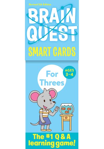 Cover for Workman Publishing · Brain Quest for Threes Smart Cards Revised 5th Edition (Cards) (2023)