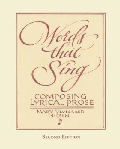 Cover for Mary Ylvisaker Nilsen · Words that Sing (Paperback Book) (2016)