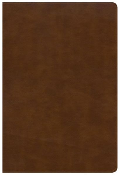 NKJV Large Print Ultrathin Reference Bible Black Letter Edition, British Tan LeatherTouch - CSB Bibles by Holman CSB Bibles by Holman - Książki - Broadman & Holman Publishers - 9781535905237 - 1 czerwca 2018