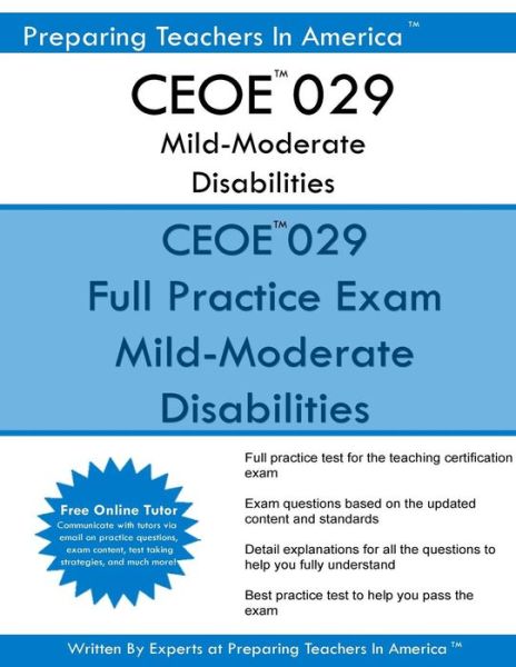 Cover for Preparing Teachers in America · CEOE 029 Mild-Moderate Disabilities (Paperback Book) (2016)