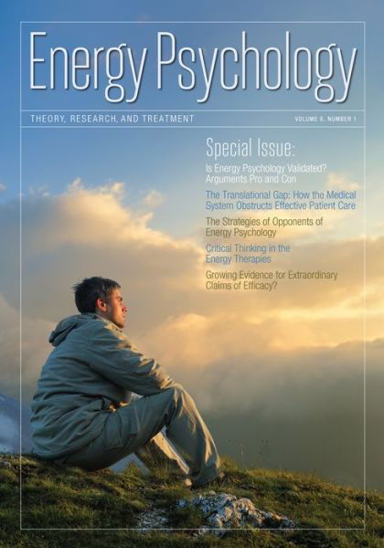 Cover for Church, Dawson, Ph.D. · Energy Psychology Journal, 6:1 (Paperback Bog) (2015)