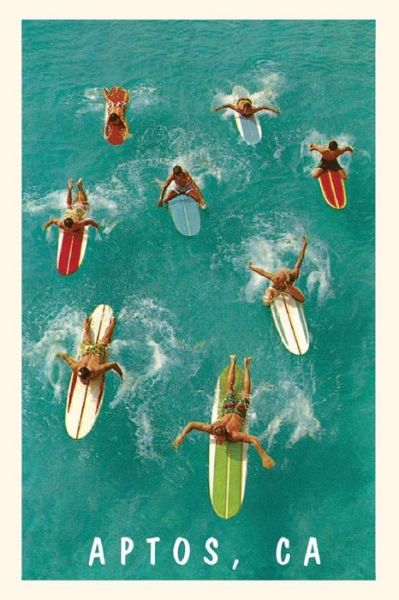 Cover for Found Image Press · The Vintage Journal Surfers Paddling, Aptos, California (Paperback Book) (2022)