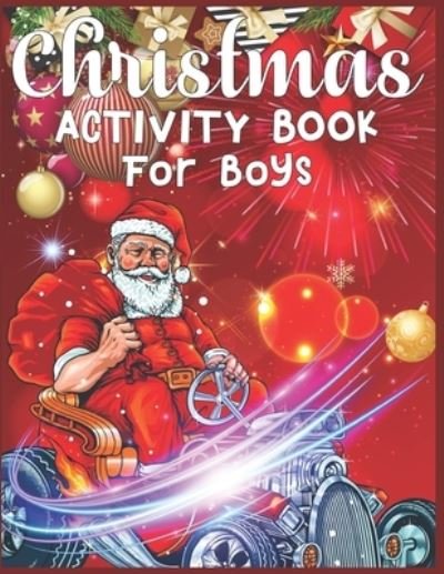Cover for Sk Publishing · Christmas Activity Book For Boys (Paperback Book) (2019)