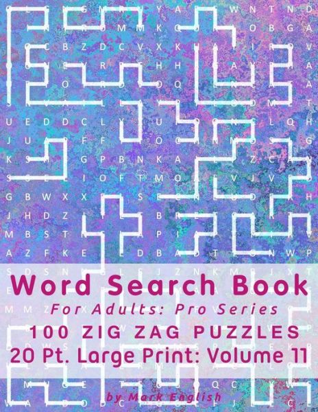 Cover for Mark English · Word Search Book For Adults (Paperback Book) (2019)