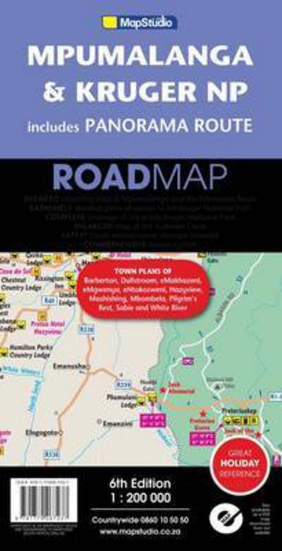 Cover for Map Studio · Mpumalanga, Kruger National Park &amp; Panorama Route Road Map (Hardcover Book) (2015)