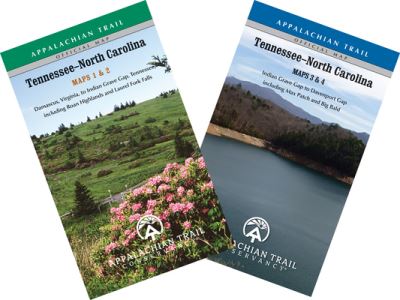 Cover for Appalachian Trail Conservancy · Appalachian Trail Tennessee-North Carolina Map Set (Map) (2017)