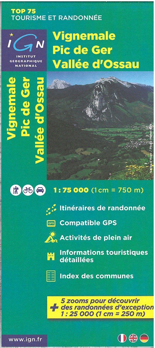 Cover for Ign · IGN TOP75: Vignemale - Pic de Ger - Vallée d´Ossau (Trykksaker) (2015)