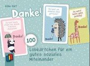 DANKE! 100 Lobkärtchen für ein gutes soziales M... - Aline Kurt - Gadżety - Verlag an der Ruhr GmbH - 9783834644237 - 7 lutego 2019