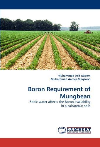Cover for Muhammad Aamer Maqsood · Boron Requirement of Mungbean: Sodic Water Affects the Boron Availability in a Calcareous Soils (Taschenbuch) (2011)