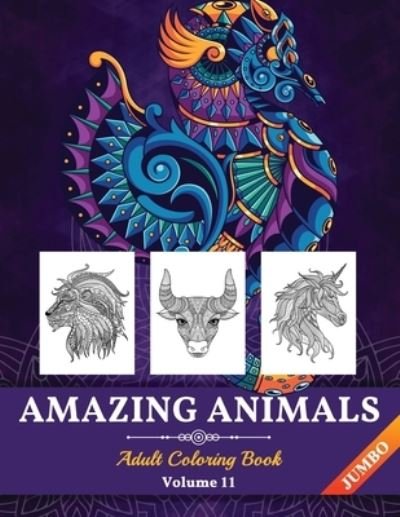 Cover for Kpublishing · Amazing Animals Coloring Book JUMBO (Taschenbuch) (2021)