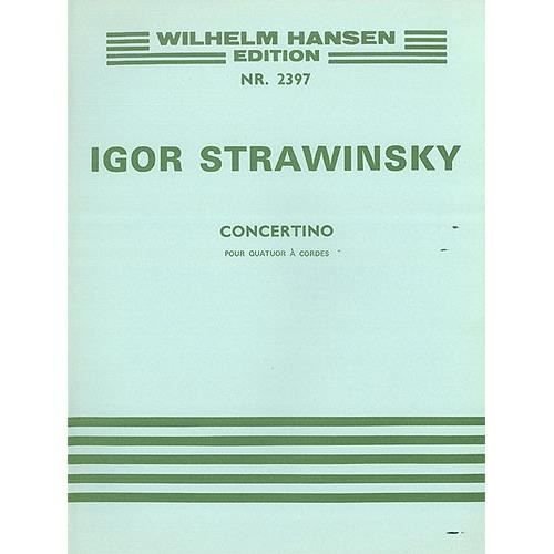 Igor Stravinsky: Concertino (1920) for String Quartet Arranged for Piano (Lourie) - Igor Stravinsky - Bøger -  - 9788759863237 - 2015
