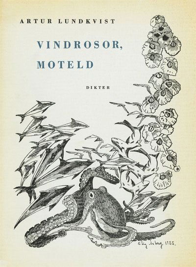 Cover for Artur Lundkvist · Vindrosor, moteld (ePUB) (2017)