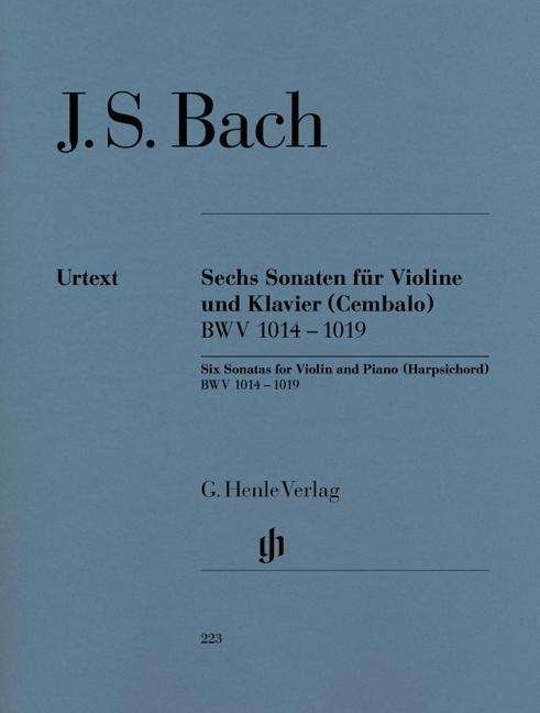 Cover for JS Bach · 6 Sonaten Vl.u.Kl.1014ff.HN223 (Book) (2018)