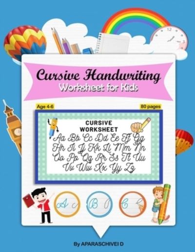 Cover for Dia Na Petronela Aparaschivei · Cursive handwriting worksheet for kids (Paperback Book) (2021)